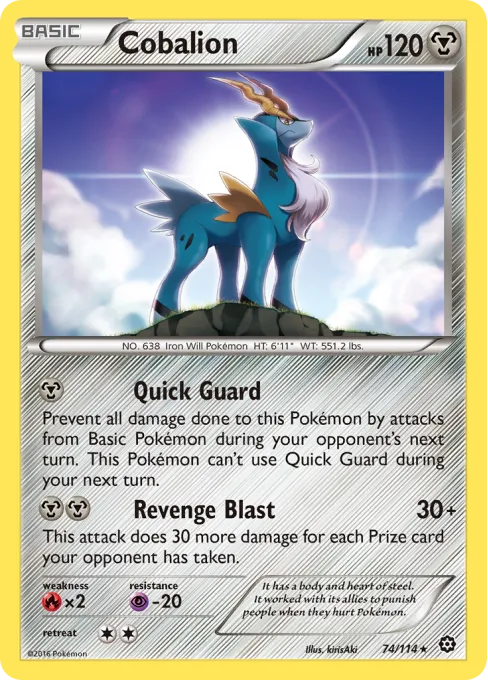 Cobalion - Reverse Holo
