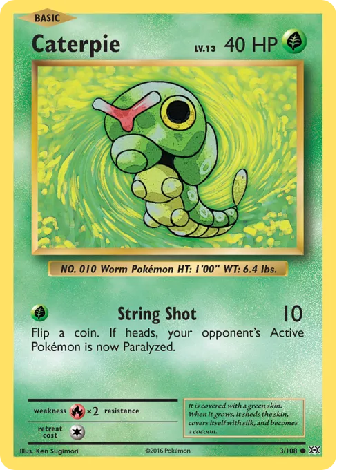 Caterpie - Reverse Holo