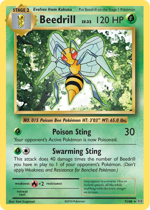 Beedrill - Reverse Holo
