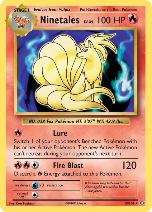 Ninetales - Reverse Holo