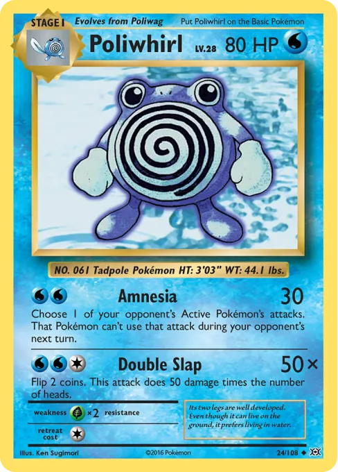 Poliwhirl - Reverse Holo