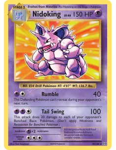 Nidoking - Reverse Holo