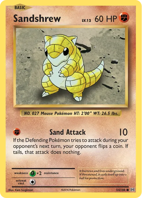 Sandshrew - Reverse Holo