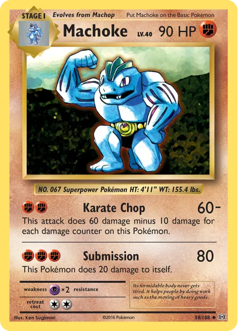 Machoke - Reverse Holo