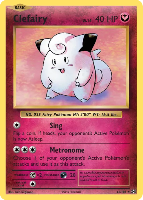 Clefairy - Reverse Holo