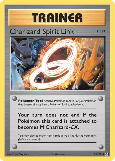 Charizard Spirit Link - Reverse Holo