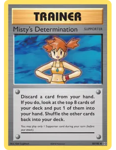 Misty's Determination - Reverse Holo