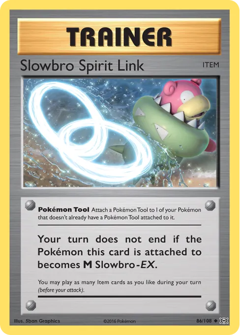 Slowbro Spirit Link - Reverse Holo