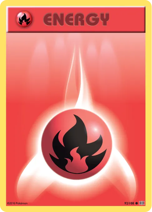 Fire Energy - Reverse Holo
