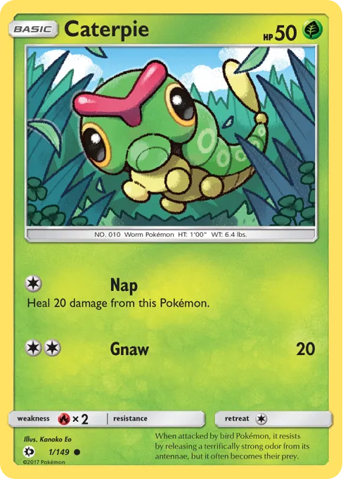 Caterpie - Reverse Holo