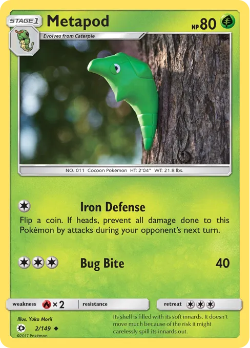 Metapod - Reverse Holo