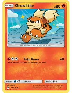 Growlithe - Reverse Holo