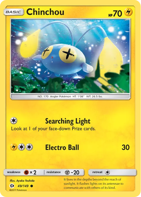 Chinchou - Reverse Holo