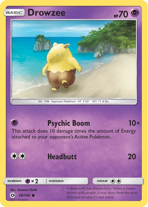 Drowzee - Reverse Holo