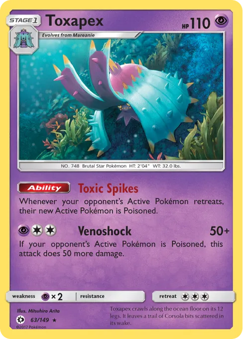 Toxapex - Reverse Holo