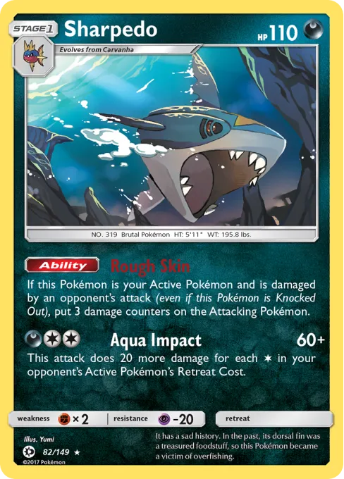 Sharpedo - Reverse Holo