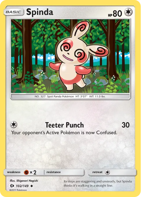 Spinda - Reverse Holo