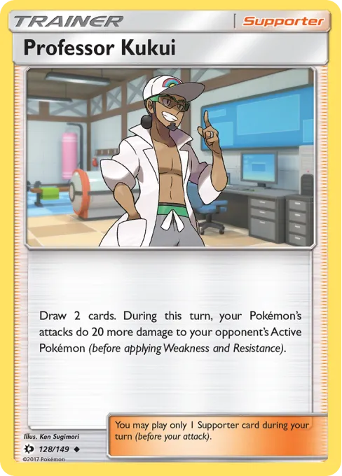 Professor Kukui - Reverse Holo