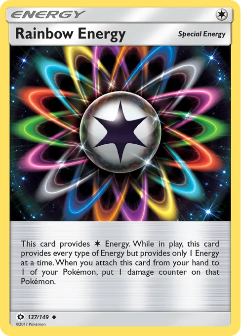 Rainbow Energy - Reverse Holo