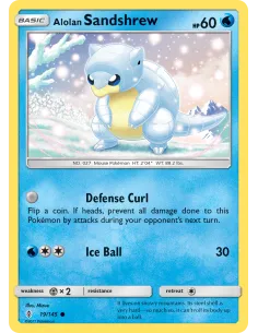 Alolan Sandshrew - Reverse Holo
