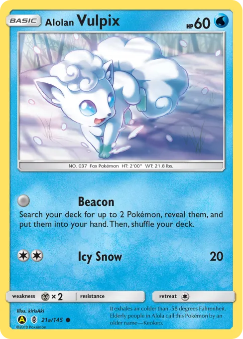 Alolan Vulpix - Reverse Holo