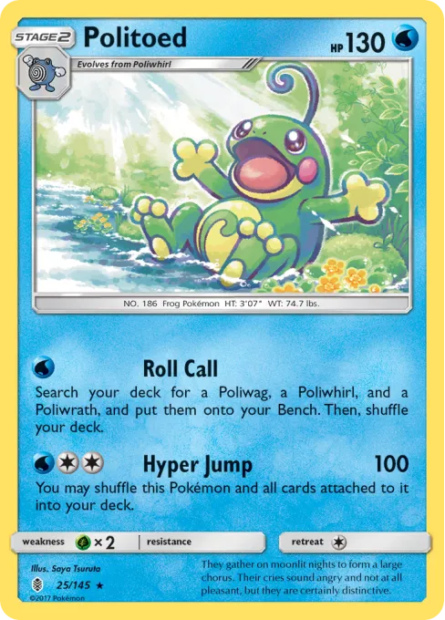 Politoed - Reverse Holo