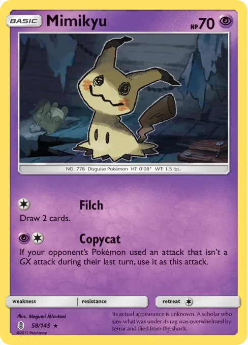 Mimikyu - Reverse Holo