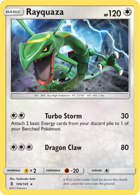 Rayquaza - Reverse Holo