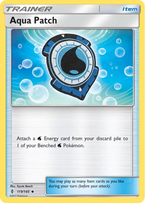Aqua Patch - Reverse Holo