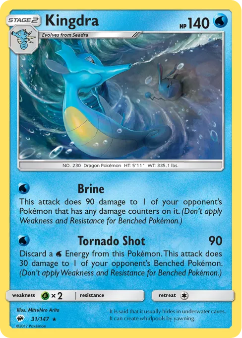 Kingdra - Reverse Holo