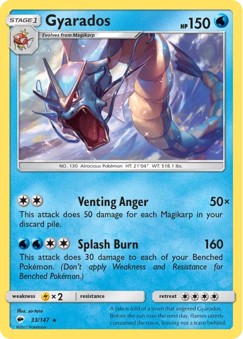 Gyarados - Reverse Holo