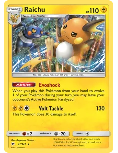 Raichu - Reverse Holo