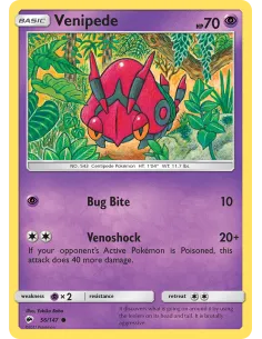 Venipede - Reverse Holo