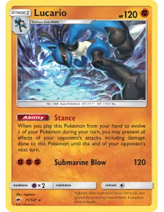 Lucario - Reverse Holo