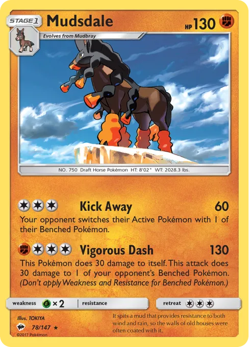 Mudsdale - Reverse Holo