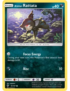 Alolan Rattata - Reverse Holo