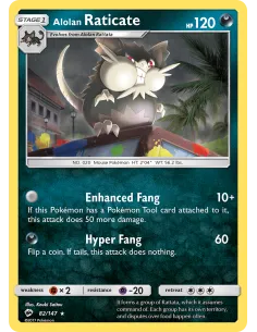 Alolan Raticate - Reverse Holo