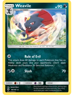 Weavile - Reverse Holo