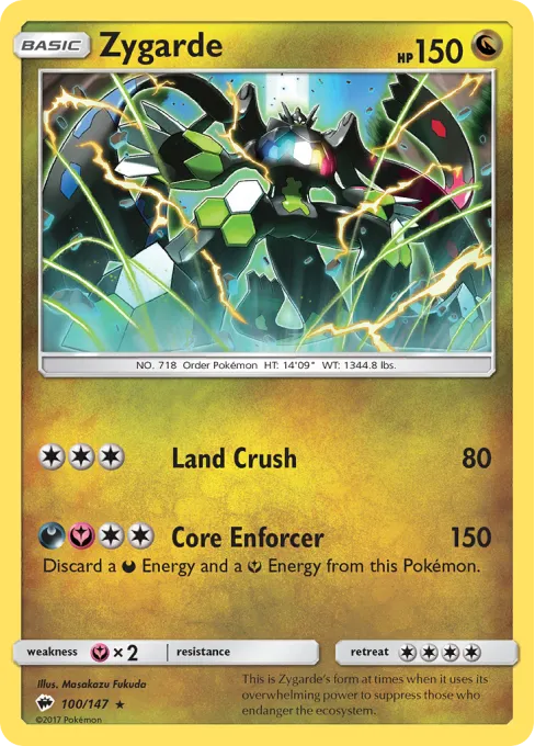 Zygarde - Reverse Holo