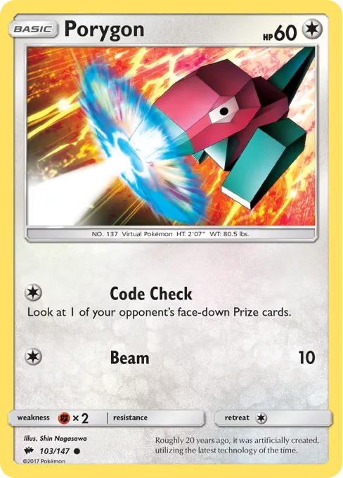 Porygon - Reverse Holo