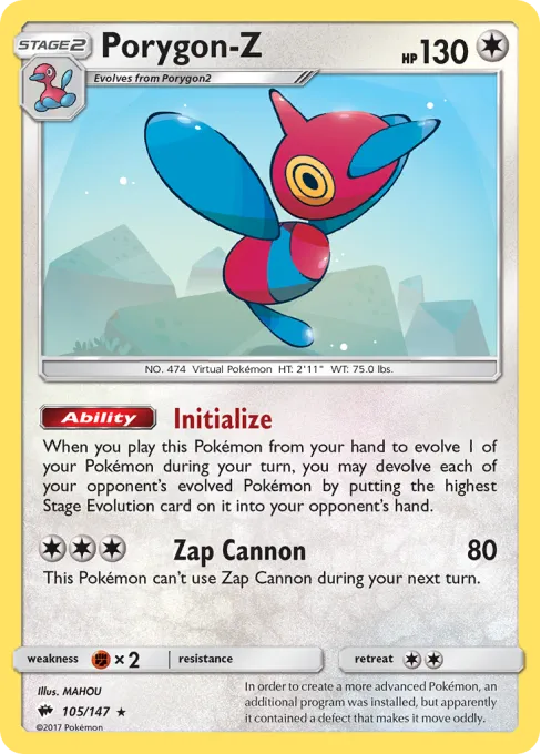 Porygon-Z - Reverse Holo