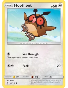 Hoothoot - Reverse Holo