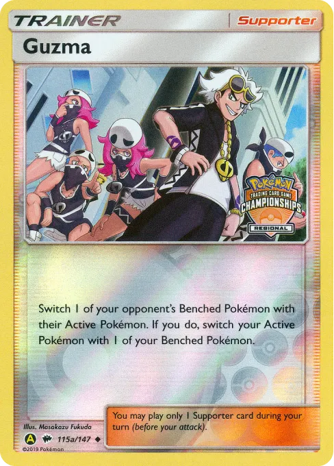 Guzma - Reverse Holo