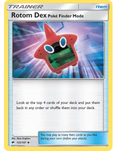 Rotom Dex Poké Finder Mode - Reverse Holo