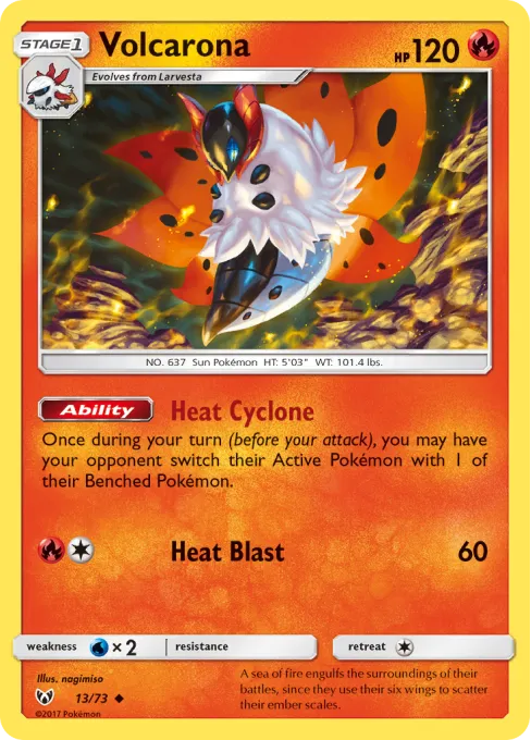 Volcarona - Reverse Holo