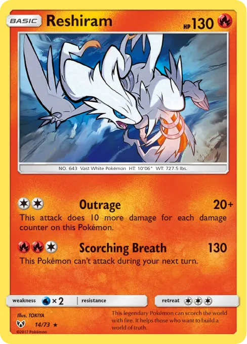 Reshiram - Reverse Holo