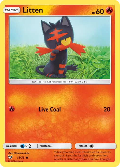 Litten - Reverse Holo