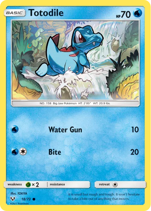 Totodile - Reverse Holo