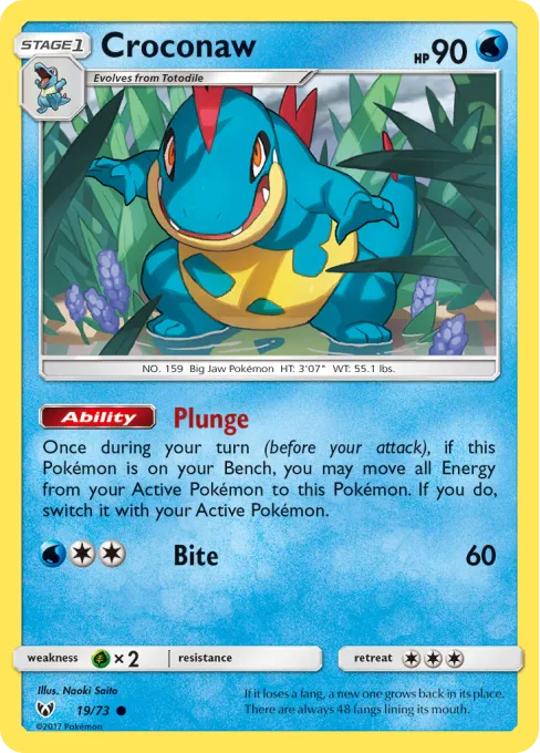 Croconaw - Reverse Holo