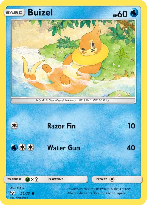 Buizel - Reverse Holo